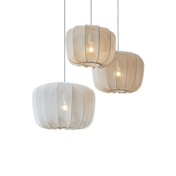 Luminária Pendente Moderna Minimalista Tecido Morgaro - ORNE™ — decor studio