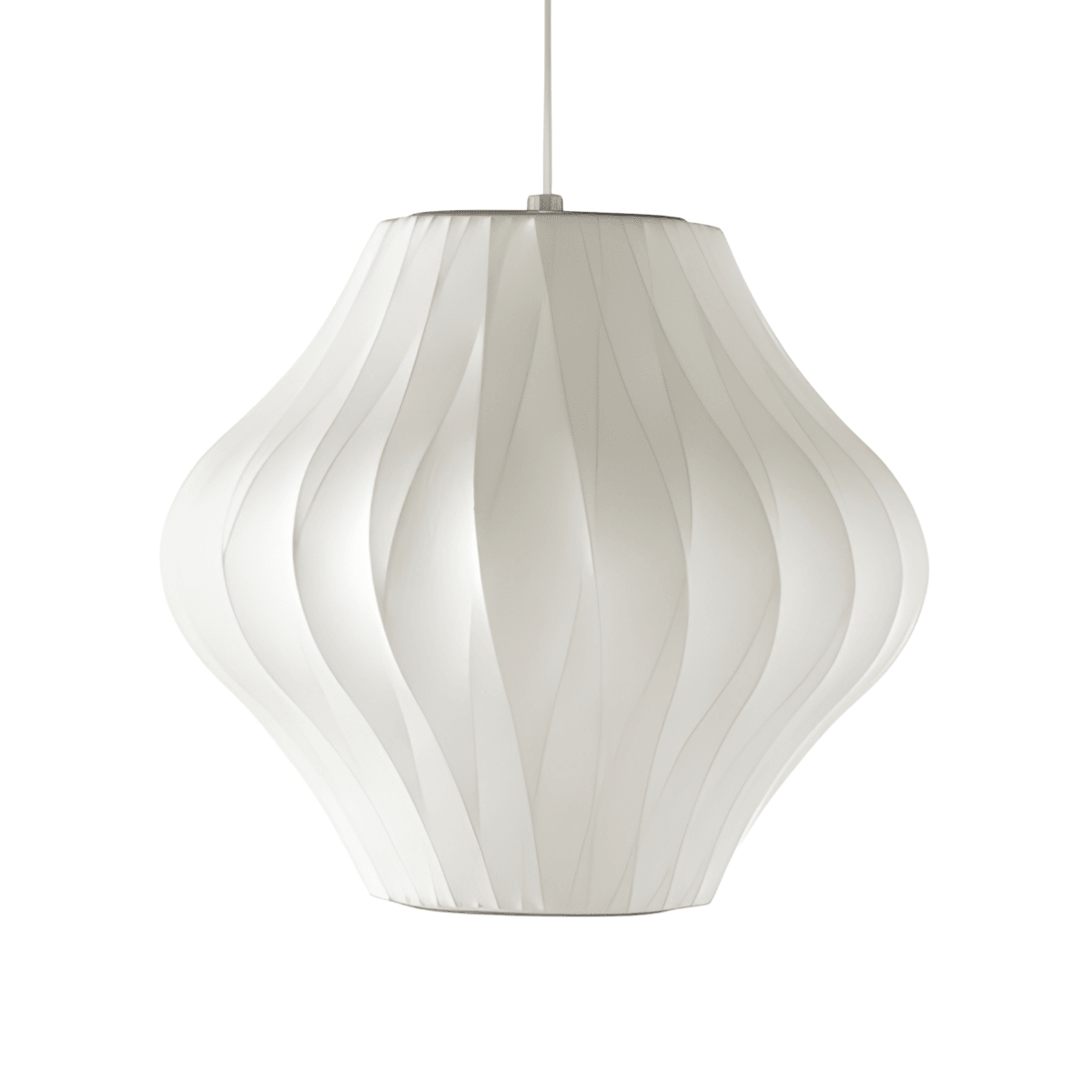 Luminária Pendente Moderna Minimalista Tecido Pear Nilsen Barble - ORNE™ — decor studio