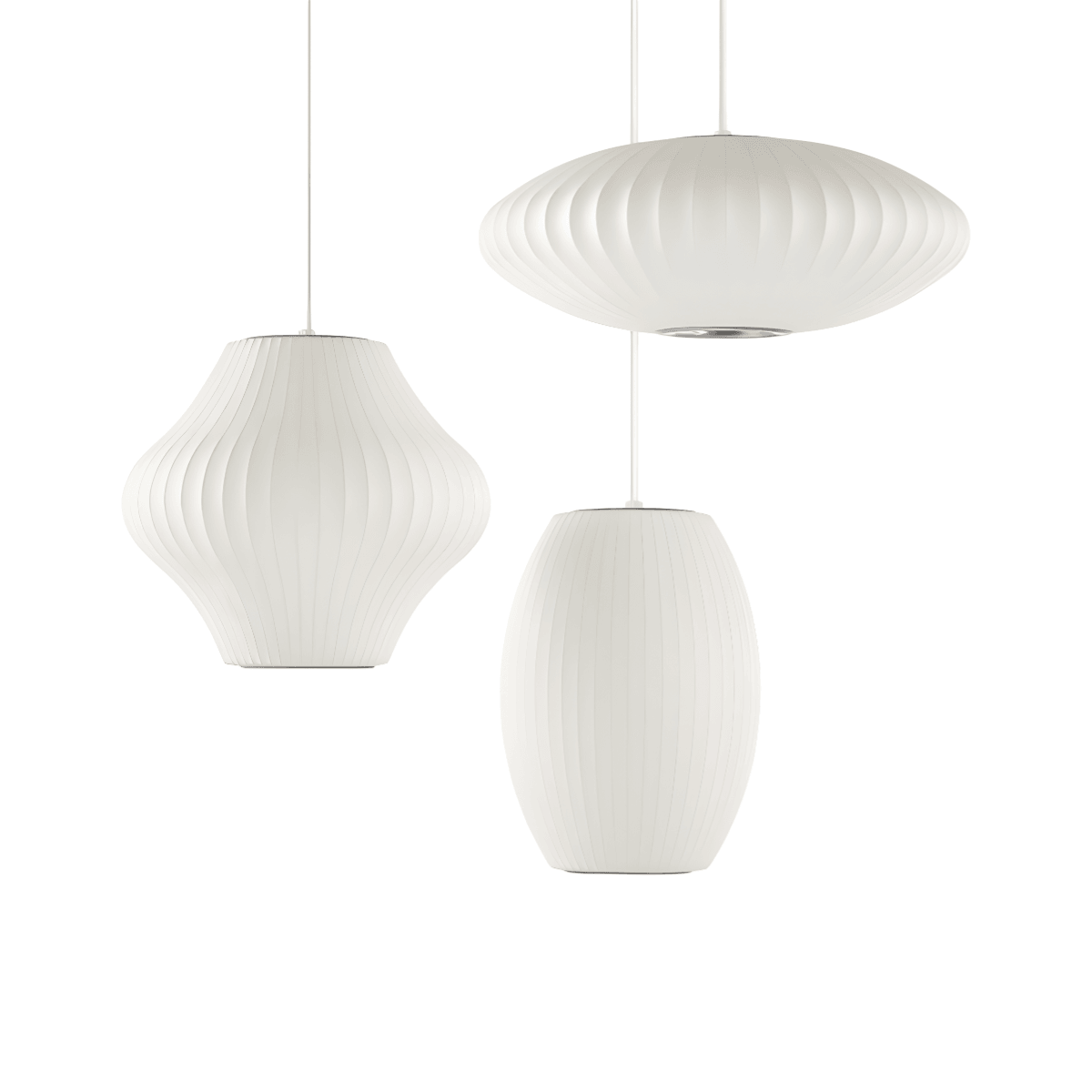 Luminária Pendente Moderna Minimalista Tecido Pear Nilsen Barble - ORNE™ — decor studio