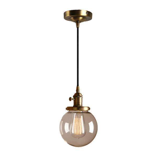 Luminária Pendente Moderna Minimalista Vidro Ball Lux - ORNE™ — decor studio