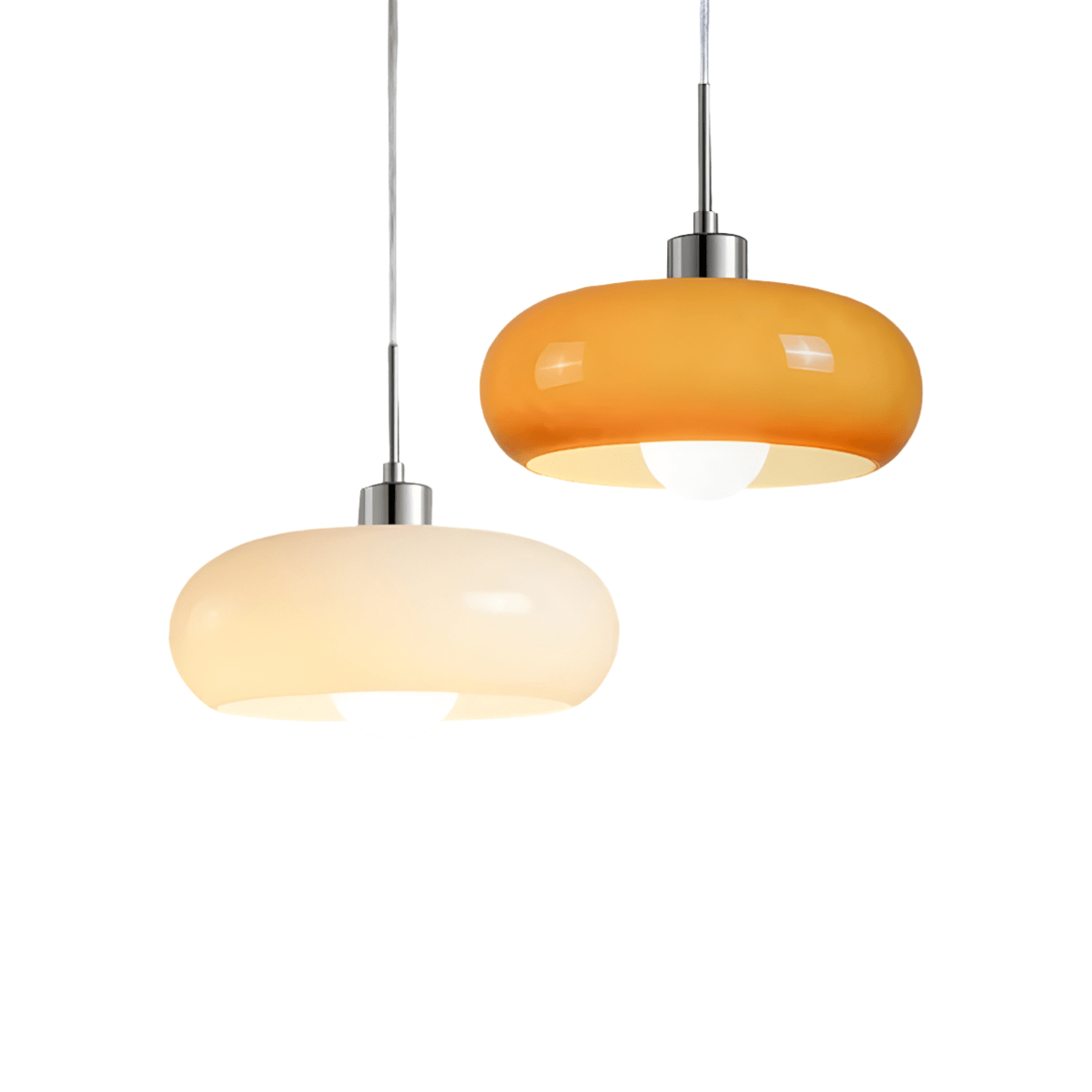 Luminária Pendente Moderna Minimalista Vidro Lucente - ORNE™ — decor studio