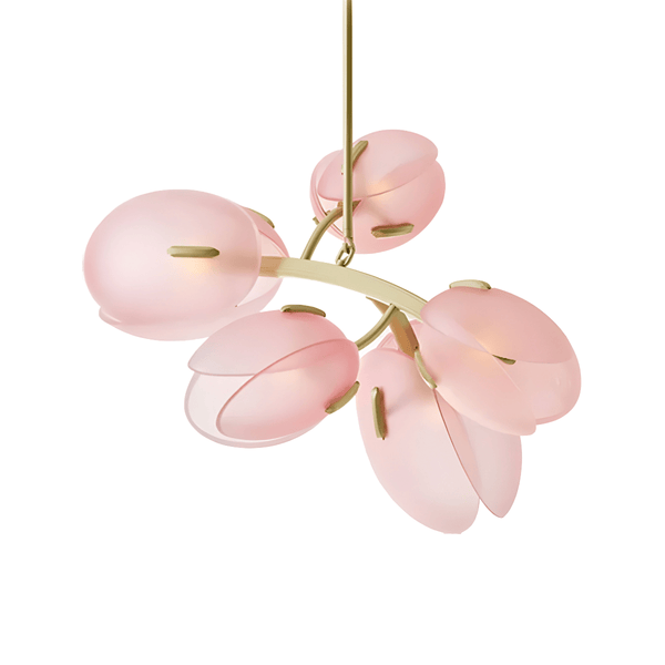 Luminária Pendente Moderna Minimalista Vidro Lumi Flower - ORNE™ — decor studio