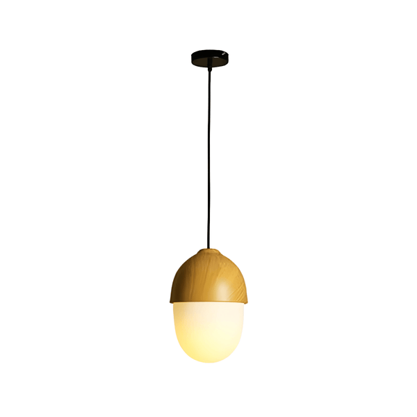 Luminária Pendente Moderna Minimalista Vidro Madeira Uliven - ORNE™ — decor studio