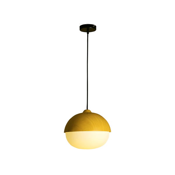 Luminária Pendente Moderna Minimalista Vidro Madeira Uliven - ORNE™ — decor studio