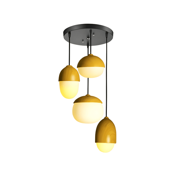 Luminária Pendente Moderna Minimalista Vidro Madeira Uliven - ORNE™ — decor studio