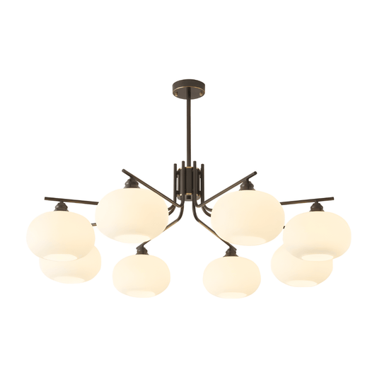 Luminária Pendente Moderna Minimalista Vidro Metal Dalton - ORNE™ — decor studio