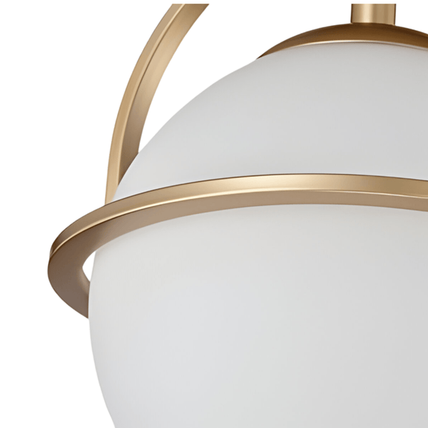 Luminária Pendente Moderna Minimalista Vidro Metal Haloé - ORNE™ — decor studio