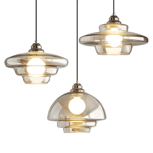 Luminária Pendente Moderna Minimalista Vidro Percy - ORNE™ — decor studio