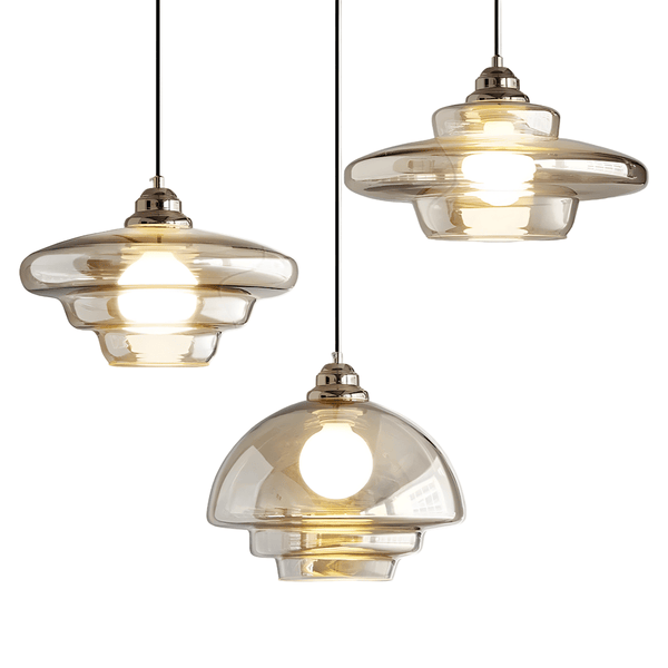 Luminária Pendente Moderna Minimalista Vidro Percy - ORNE™ — decor studio
