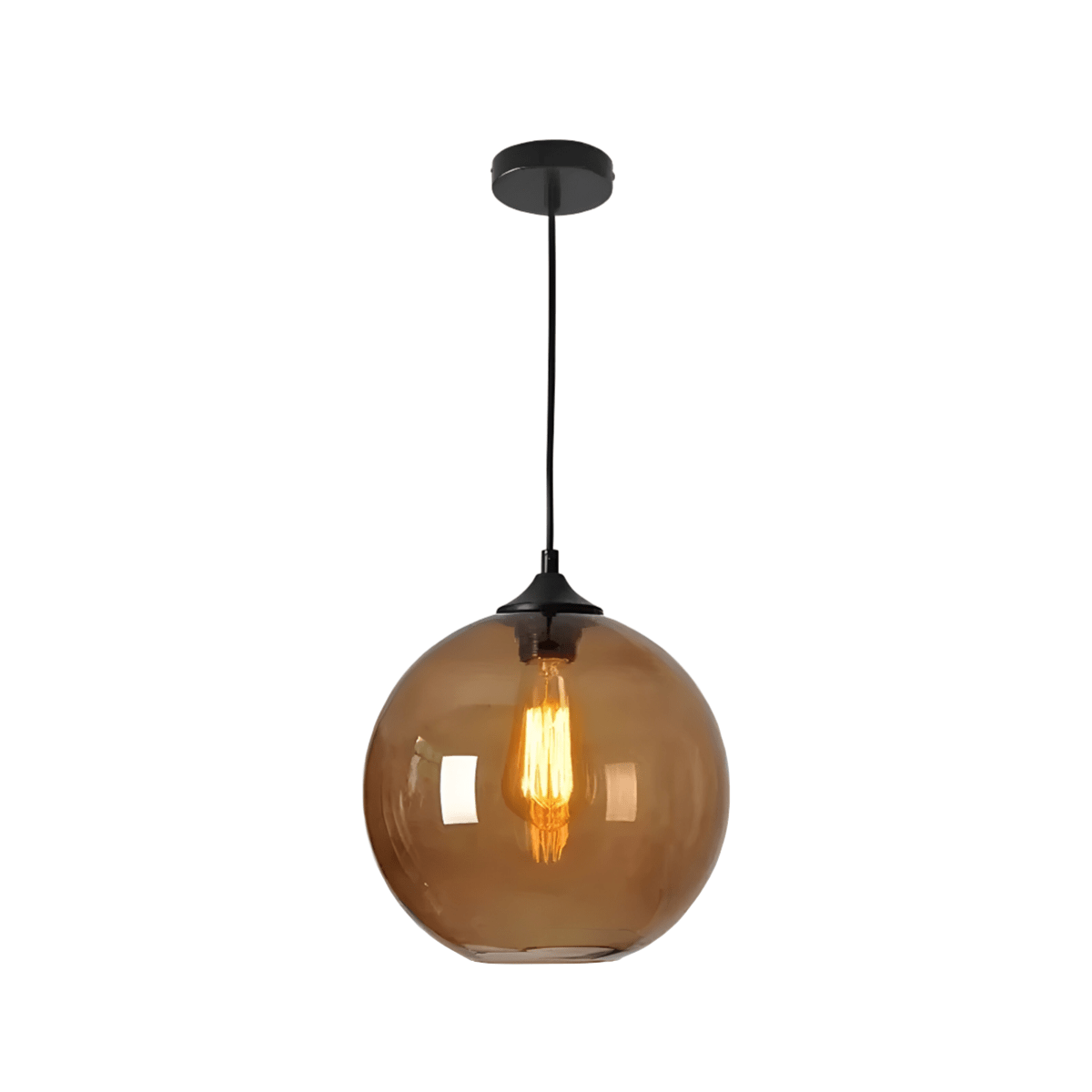 Luminária Pendente Moderna Minimalista Vidro Zaera Lumi - ORNE™ — decor studio