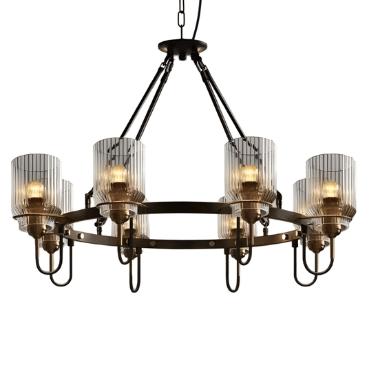 Luminária Pendente Moderna Minimalista Vintage Industrial Metal Vidro Zest - ORNE™ — decor studio