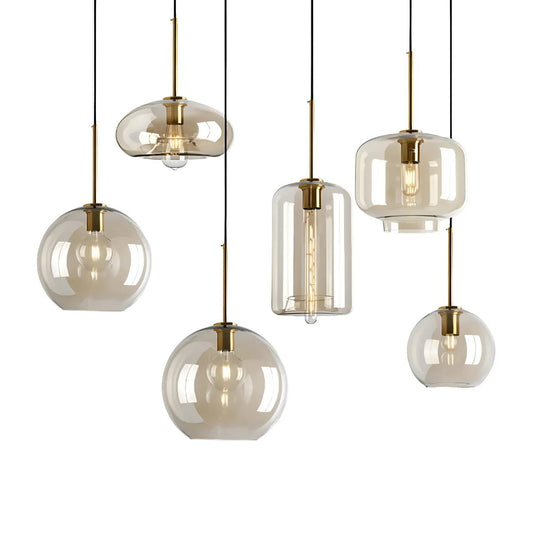 Luminária Pendente Moderno Minimalista Bola Globo Vidro Circum - ORNE™ — decor studio