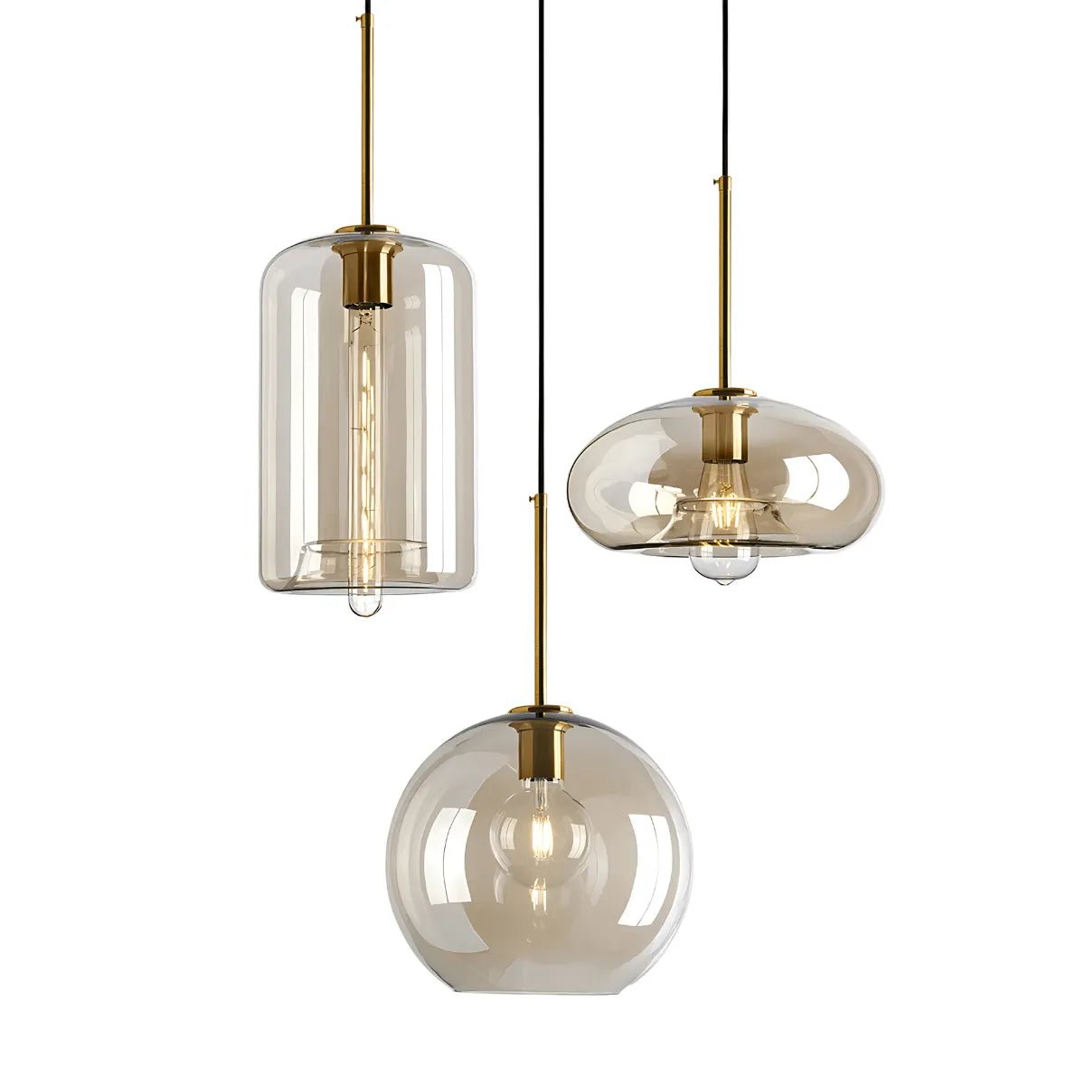 Luminária Pendente Moderno Minimalista Bola Globo Vidro Circum - ORNE™ — decor studio