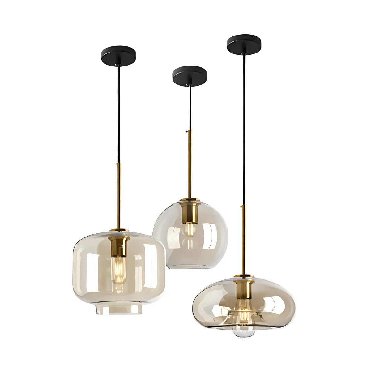 Luminária Pendente Moderno Minimalista Bola Globo Vidro Circum - ORNE™ — decor studio