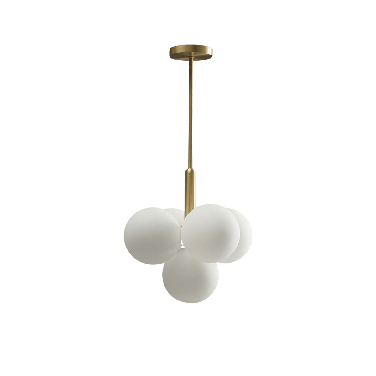 Luminária Pendente Moderno Minimalista Cúpula Vidro Wolk - Ø60cm