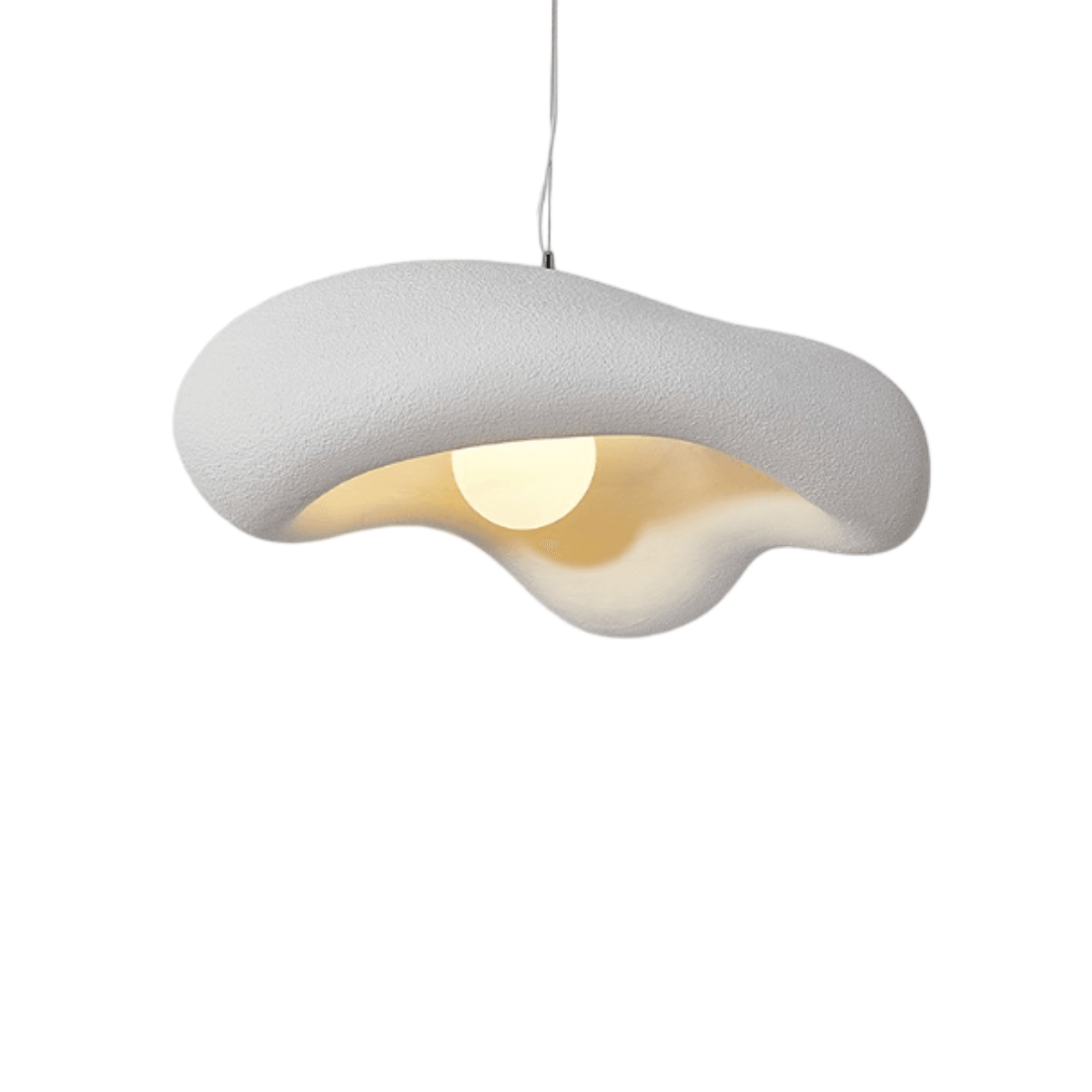 Luminária Pendente Moderno Minimalista Eggshell - Branco