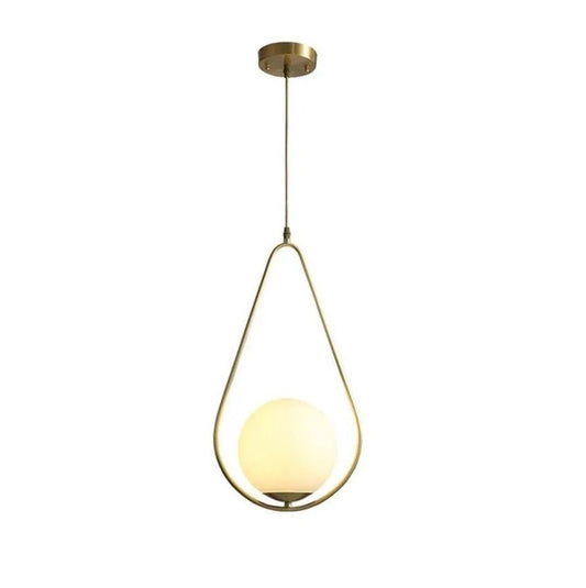 Luminária Pendente Moderno Minimalista Globo de Vidro Drip - ORNE™ — decor studio