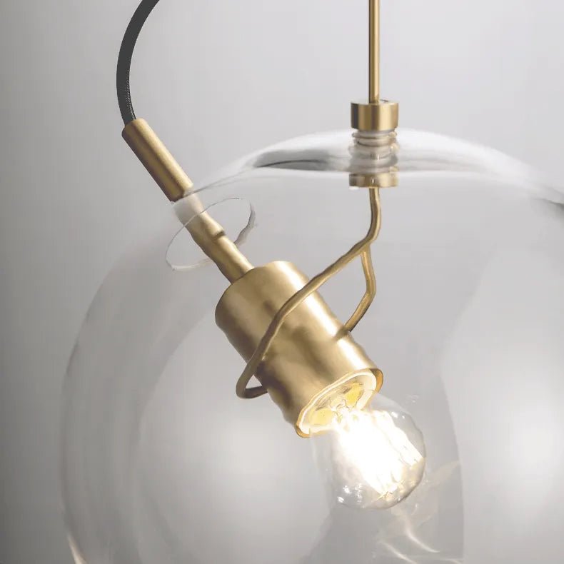 Luminária Pendente Moderno Minimalista Globo de Vidro Polo - ORNE™ — decor studio