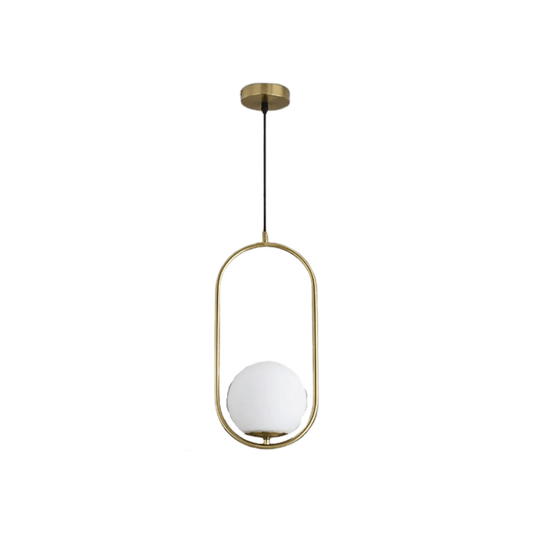 Luminária Pendente Moderno Minimalista Globo de Vidro Razza - ORNE™ — decor studio