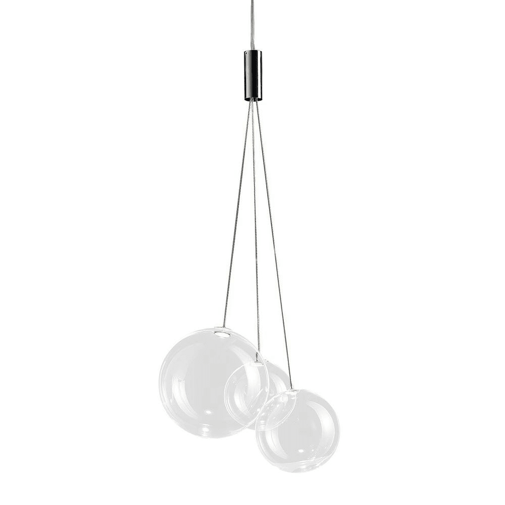 Luminária Pendente Moderno Minimalista Globo de Vidro Yarz - Incolor