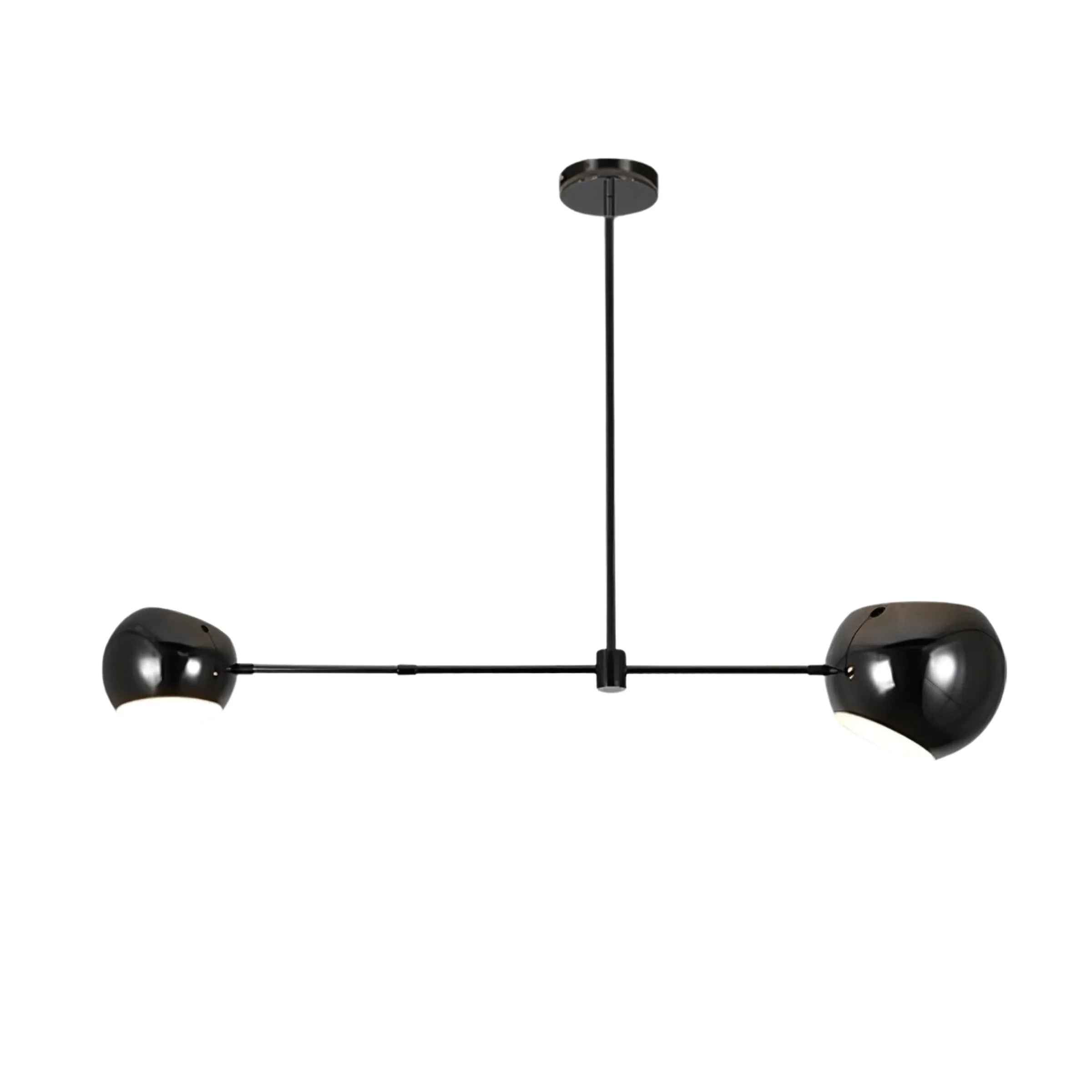 Luminária Pendente Moderno Minimalista Globos de Vidro Fix - 2 lâmpadas