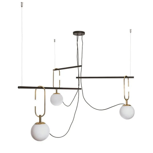 Luminária Pendente Moderno Minimalista Globos de Vidro Quiron - ORNE™ — decor studio