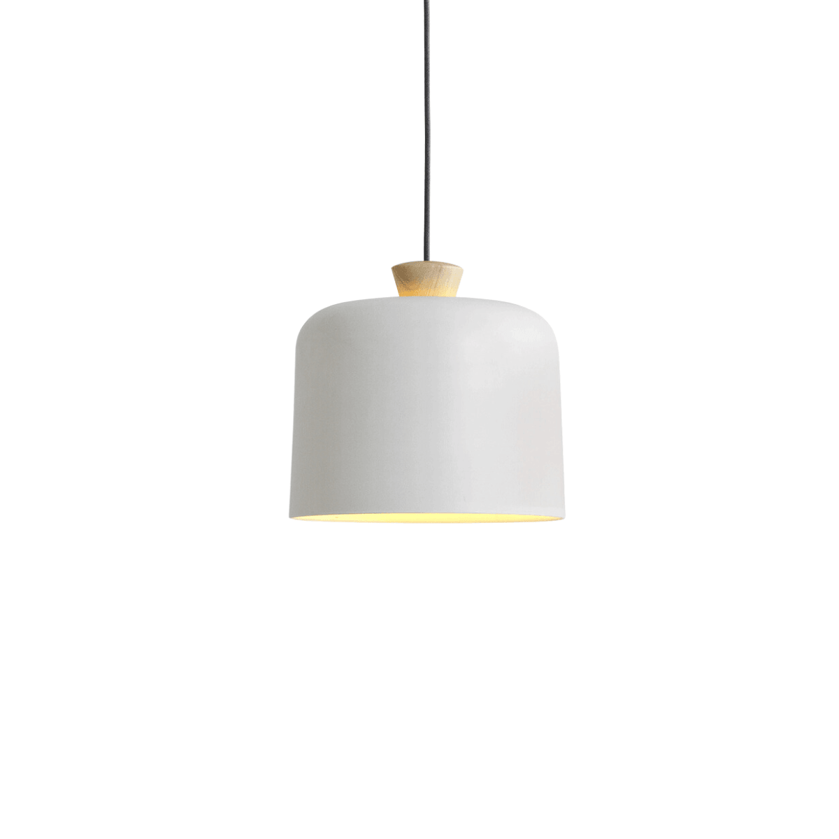 Luminária Pendente Moderno Minimalista Jazzy - Branco / Ø30cm