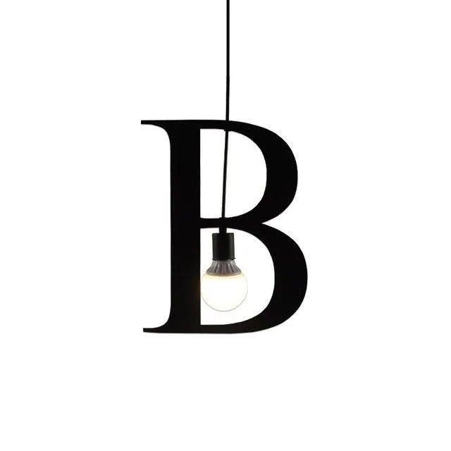 Luminária Pendente Moderno Minimalista Letras ABC - ORNE™ — decor studio