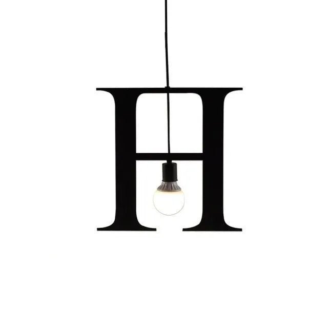 Luminária Pendente Moderno Minimalista Letras ABC - ORNE™ — decor studio