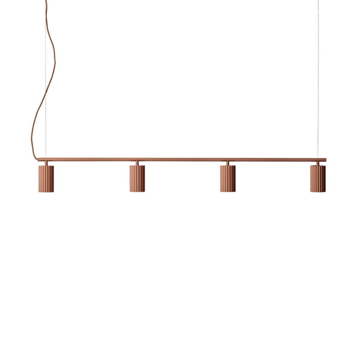 Luminária Pendente Moderno Minimalista Liora Linear - Rosa