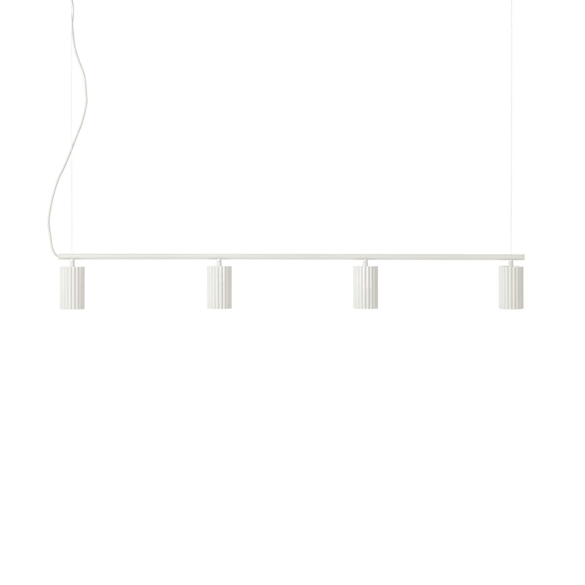 Luminária Pendente Moderno Minimalista Liora Linear - Branco