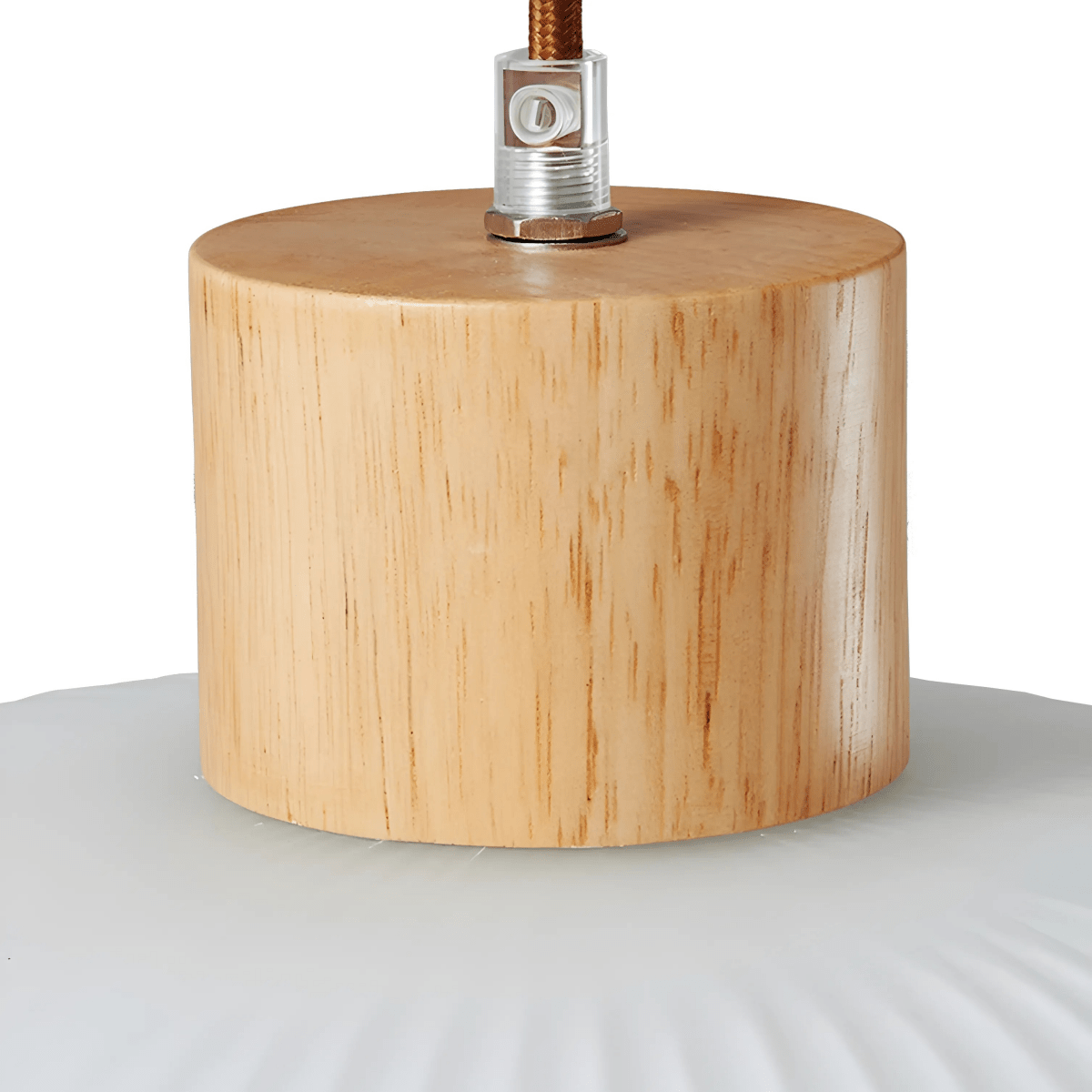 Luminária Pendente Moderno Minimalista Madeira Vidro Japonês Kittan - ORNE™ — decor studio