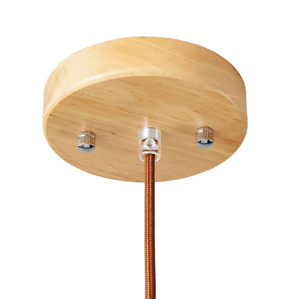 Luminária Pendente Moderno Minimalista Madeira Vidro Japonês Kittan - ORNE™ — decor studio