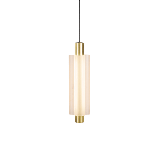 Luminária Pendente Moderno Minimalista Metal LED Zoe - Dourado / 1 / Branco Neutro (4000K)