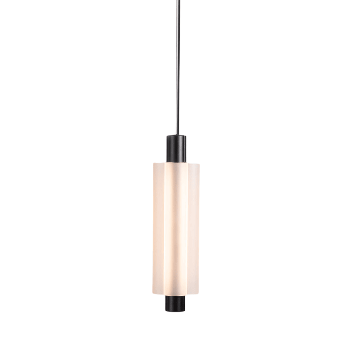 Luminária Pendente Moderno Minimalista Metal LED Zoe - Preto / 1 / Branco Neutro (4000K)