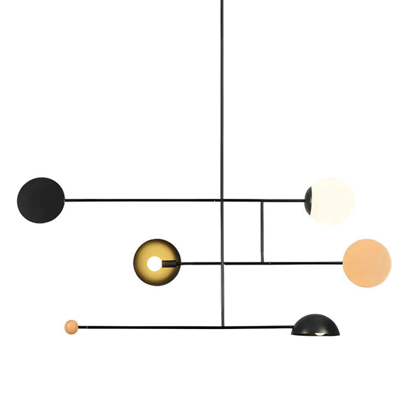 Luminária Pendente Moderno Minimalista Metal Madeira Geo - ORNE™ — decor studio
