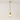 Luminária Pendente Moderno Minimalista Metal Vidro Tallinn - Ø20x15cm / Incolor Dourado / A / Vidro e Alumínio - ORNE™