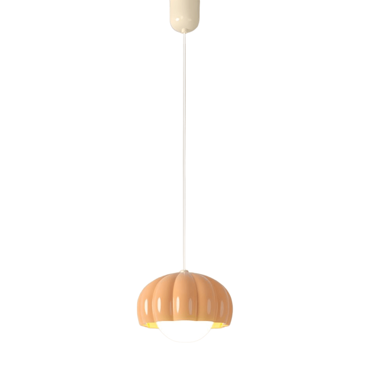 Luminária Pendente Moderno Minimalista Pumpkin - Laranja