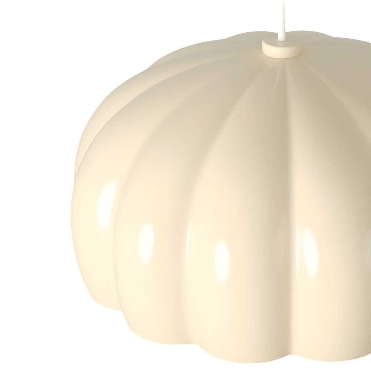 Luminária Pendente Moderno Minimalista Pumpkin - Bege