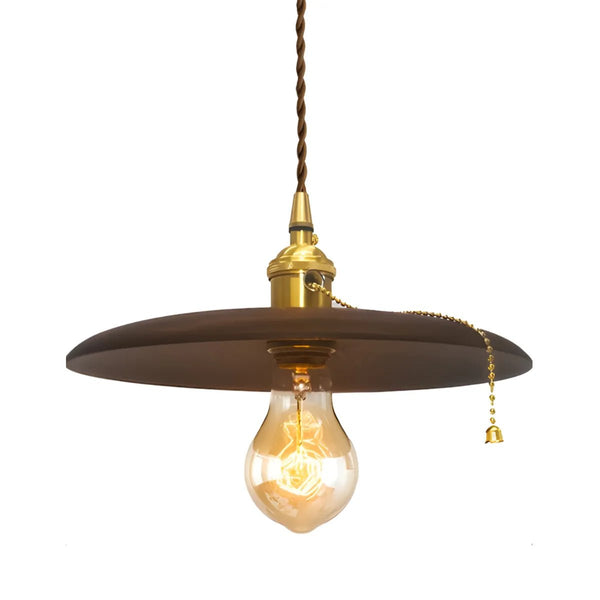Luminária Pendente Moderno Minimalista Rústico Madeira Metal Brix - ORNE™ — decor studio