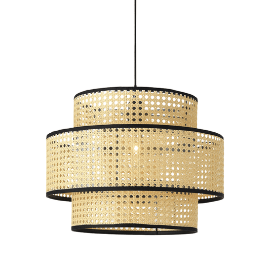 Luminária Pendente Moderno Minimalista Rústico Palha Natural Paja - ORNE™ — decor studio