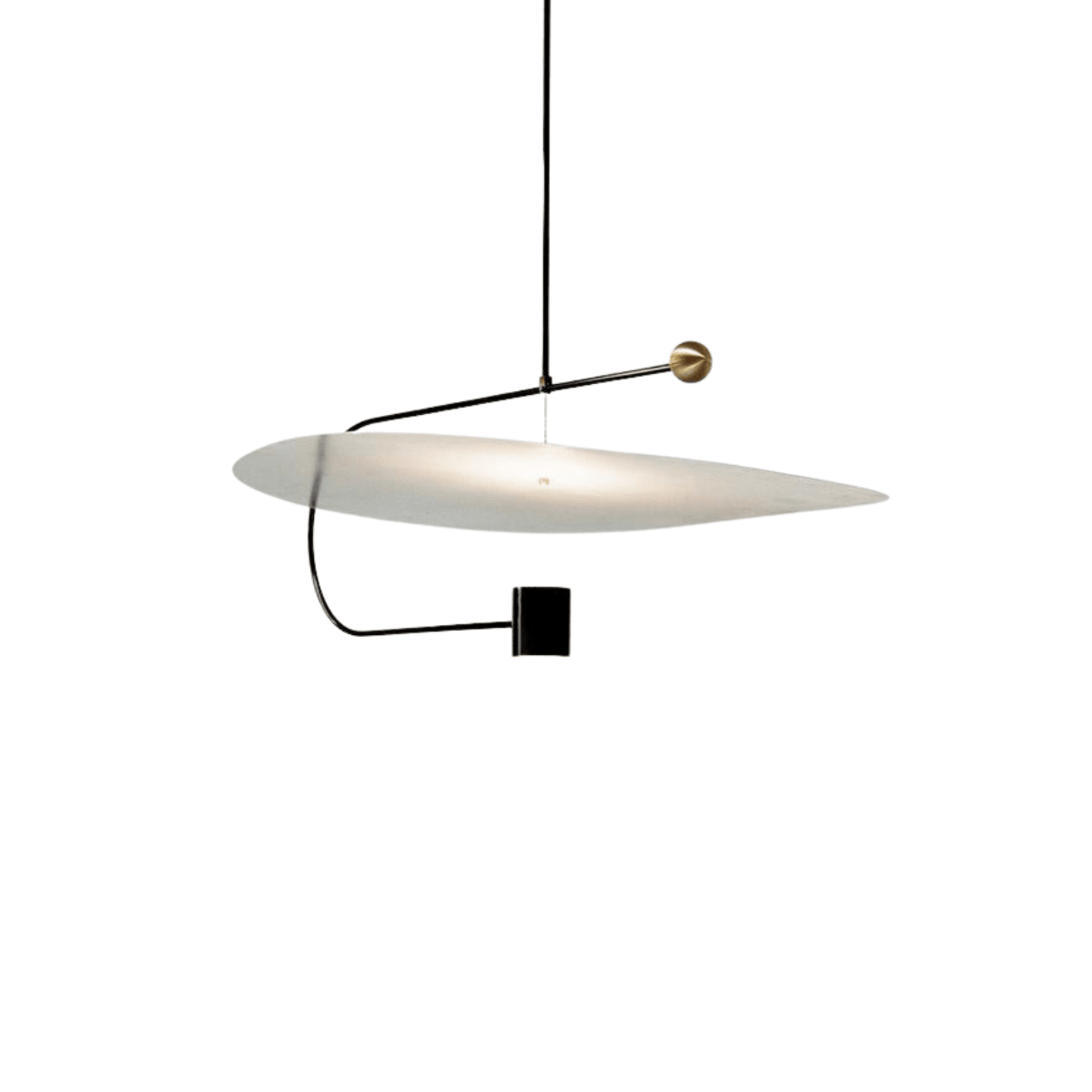 Luminária Pendente Moderno Minimalista Verve - Ø60cm