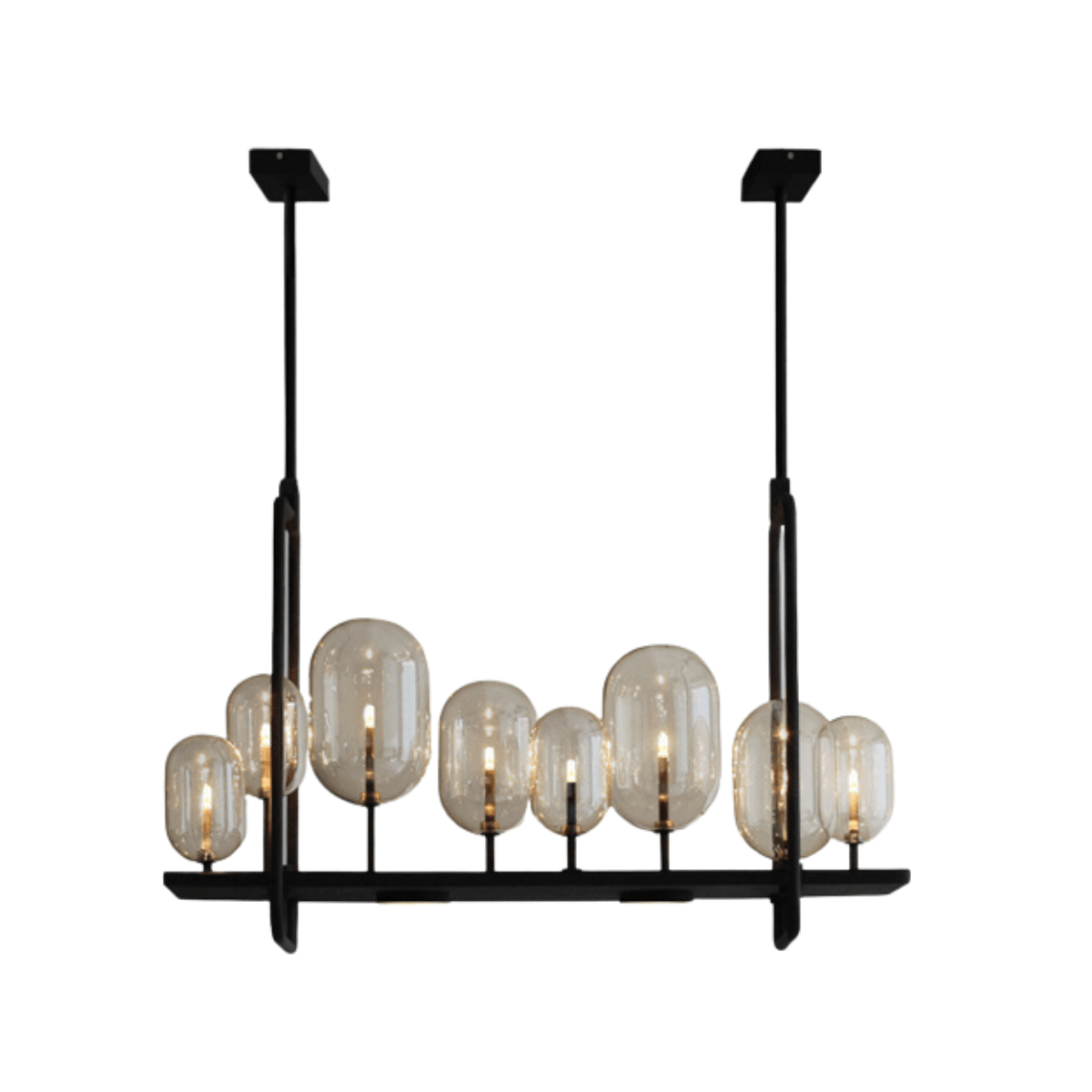 Luminária Pendente Moderno Minimalista Vidro Âmbar Glow - ORNE™ — decor studio