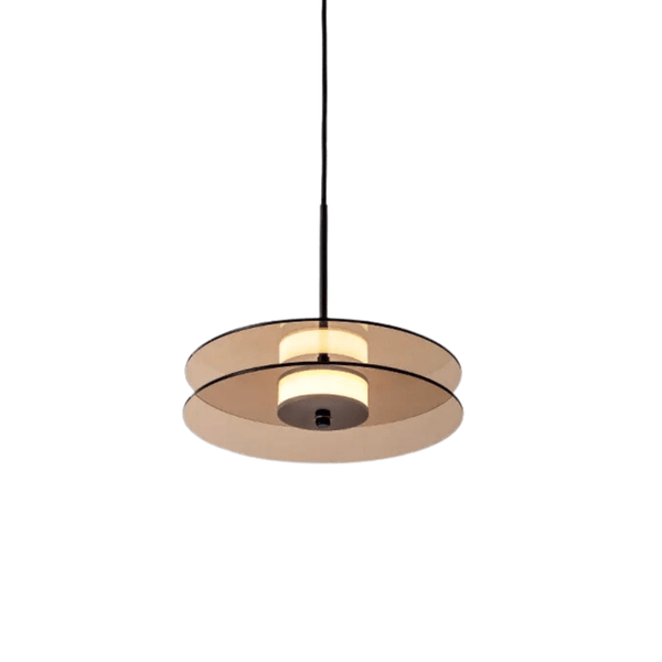Luminária Pendente Moderno Minimalista Vidro Âmbar Juno - ORNE™ — decor studio
