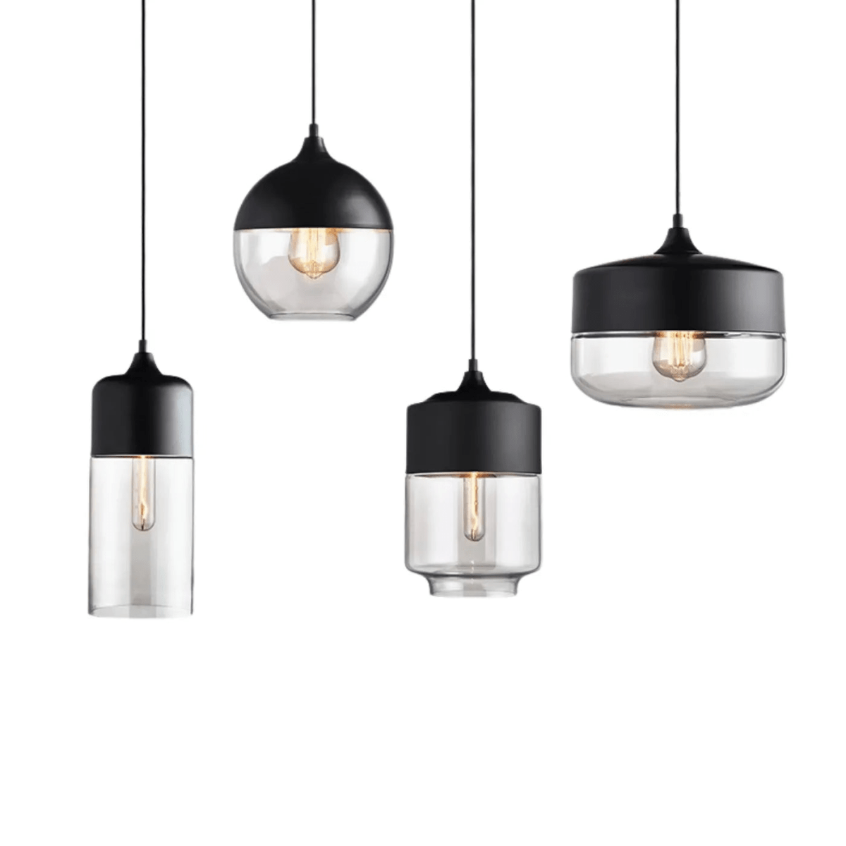 Luminária Pendente Moderno Minimalista Vidro Fixe - ORNE™ — decor studio