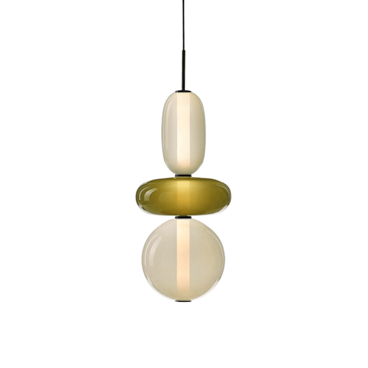 Luminária Pendente Moderno Minimalista Vidro Gapy Tyn - ORNE™ — decor studio