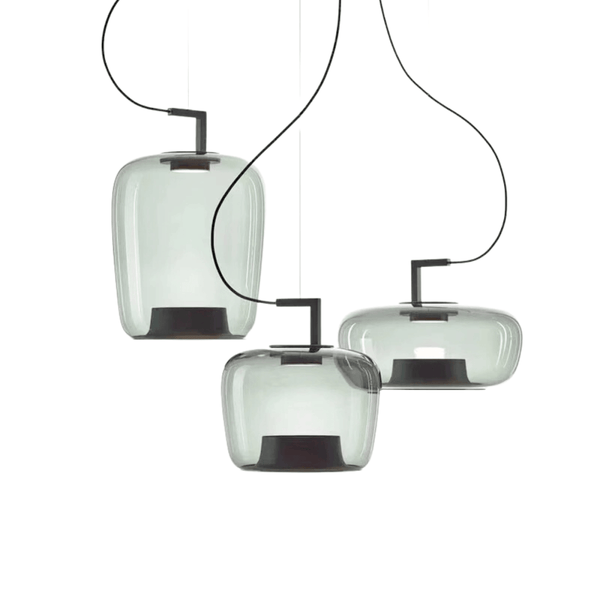 Luminária Pendente Moderno Minimalista Vidro Lotus - ORNE™ — decor studio