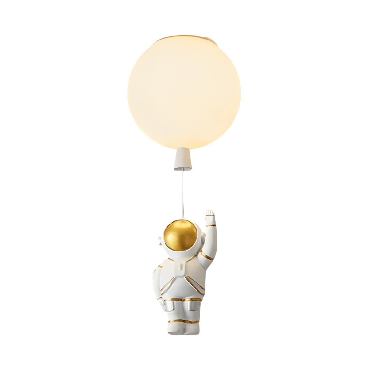 Luminária Plafon Moderna Infantil Lúdico Astronauta Lua Wings - ORNE™ — decor studio