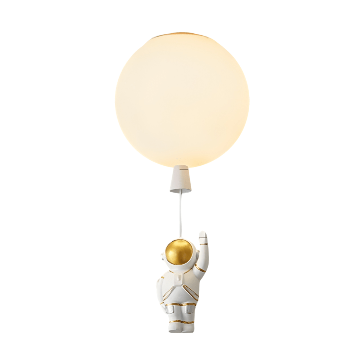 Luminária Plafon Moderna Infantil Lúdico Astronauta Lua Wings - ORNE™ — decor studio