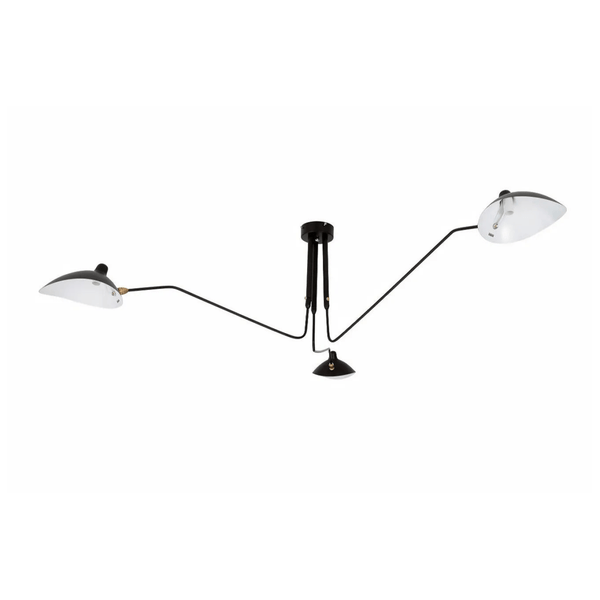 Luminária Plafon Moderna Minimalista Industrial Articulada Nerth Mouille - ORNE™ — decor studio